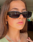 black sunglasses