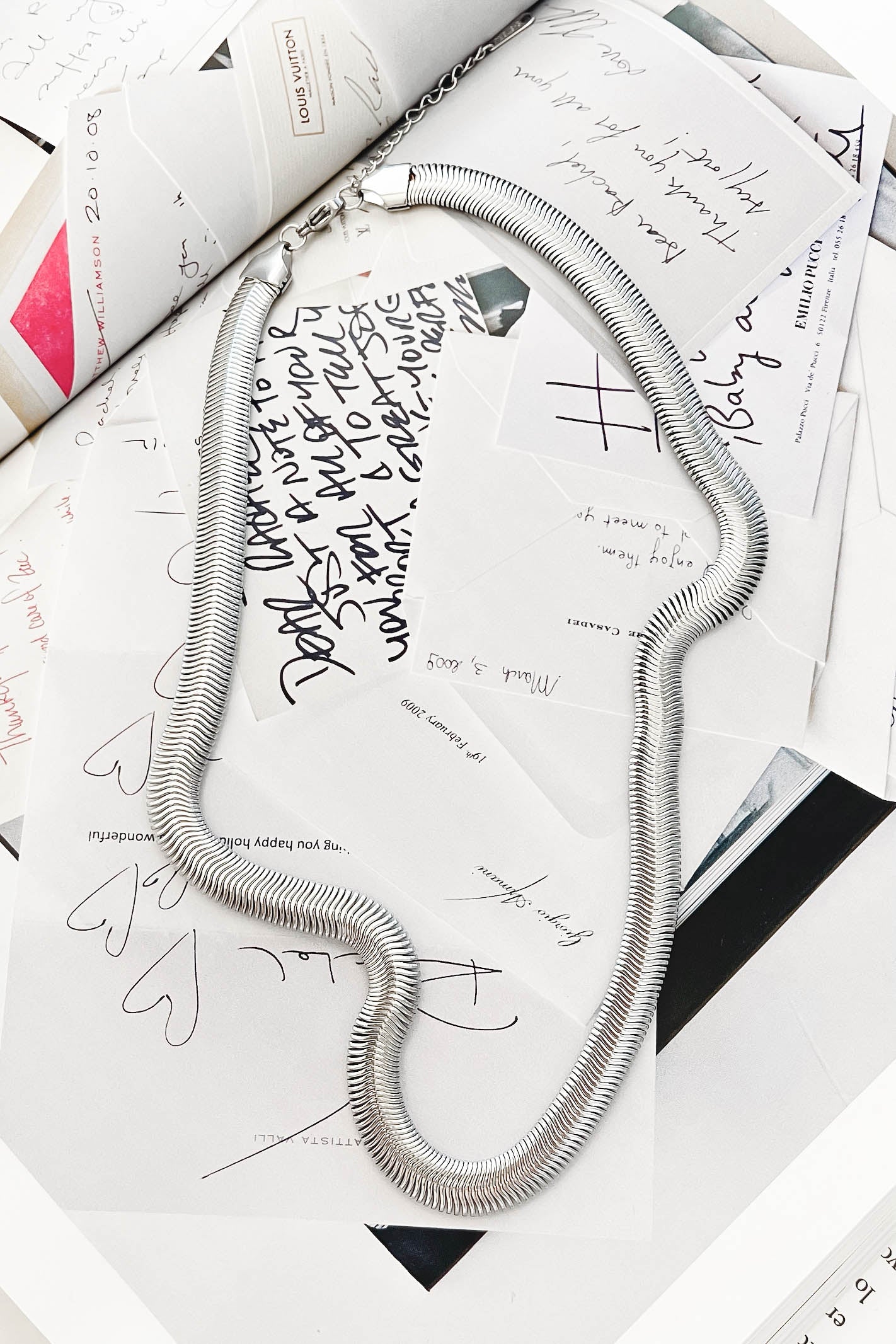 Silver Snake Chain Necklace