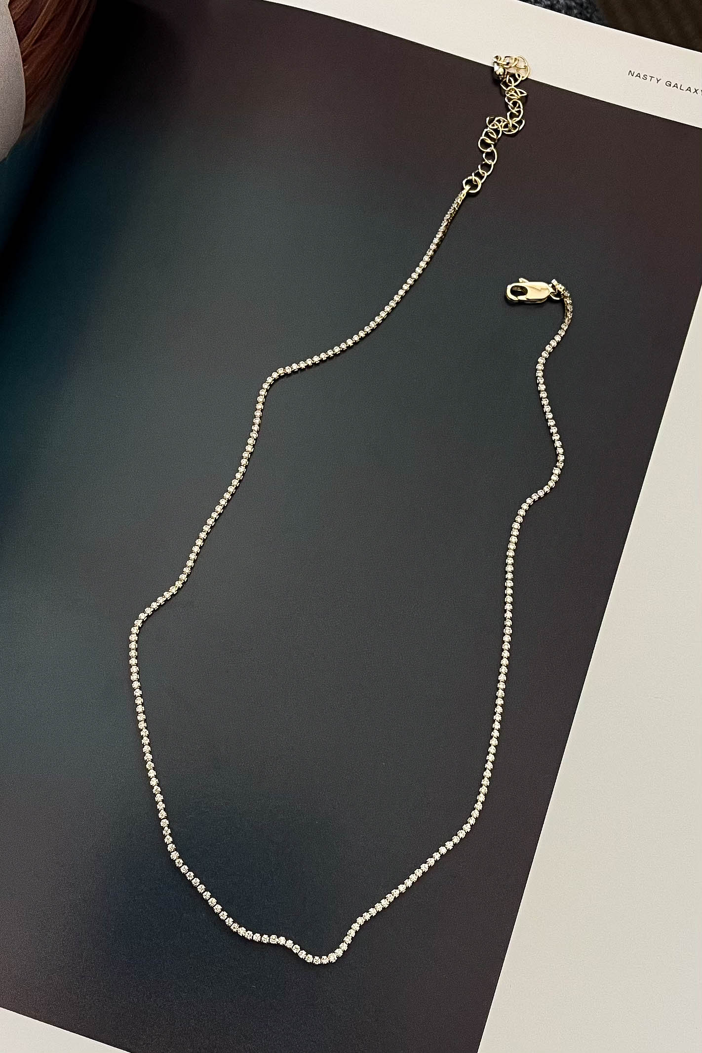 Gold Tennis Necklace