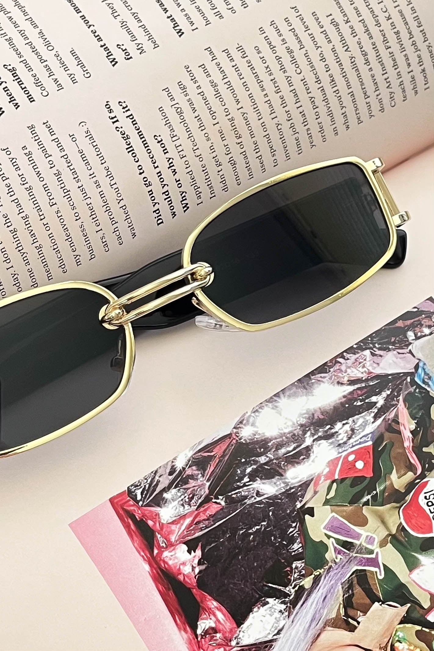 Gold Frame Sunglasses