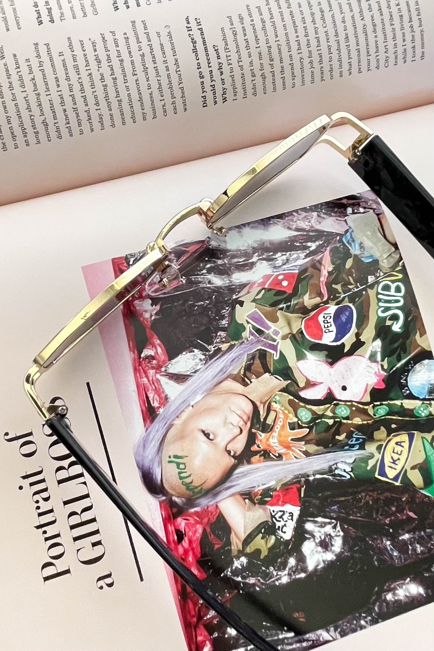 Gold Frame Sunglasses