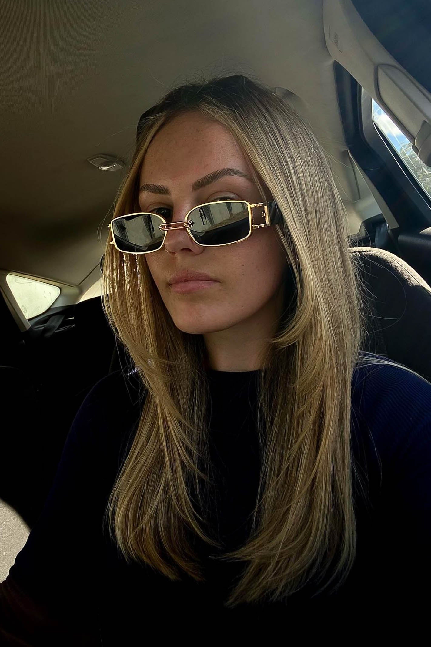 Gold Frame Sunglasses