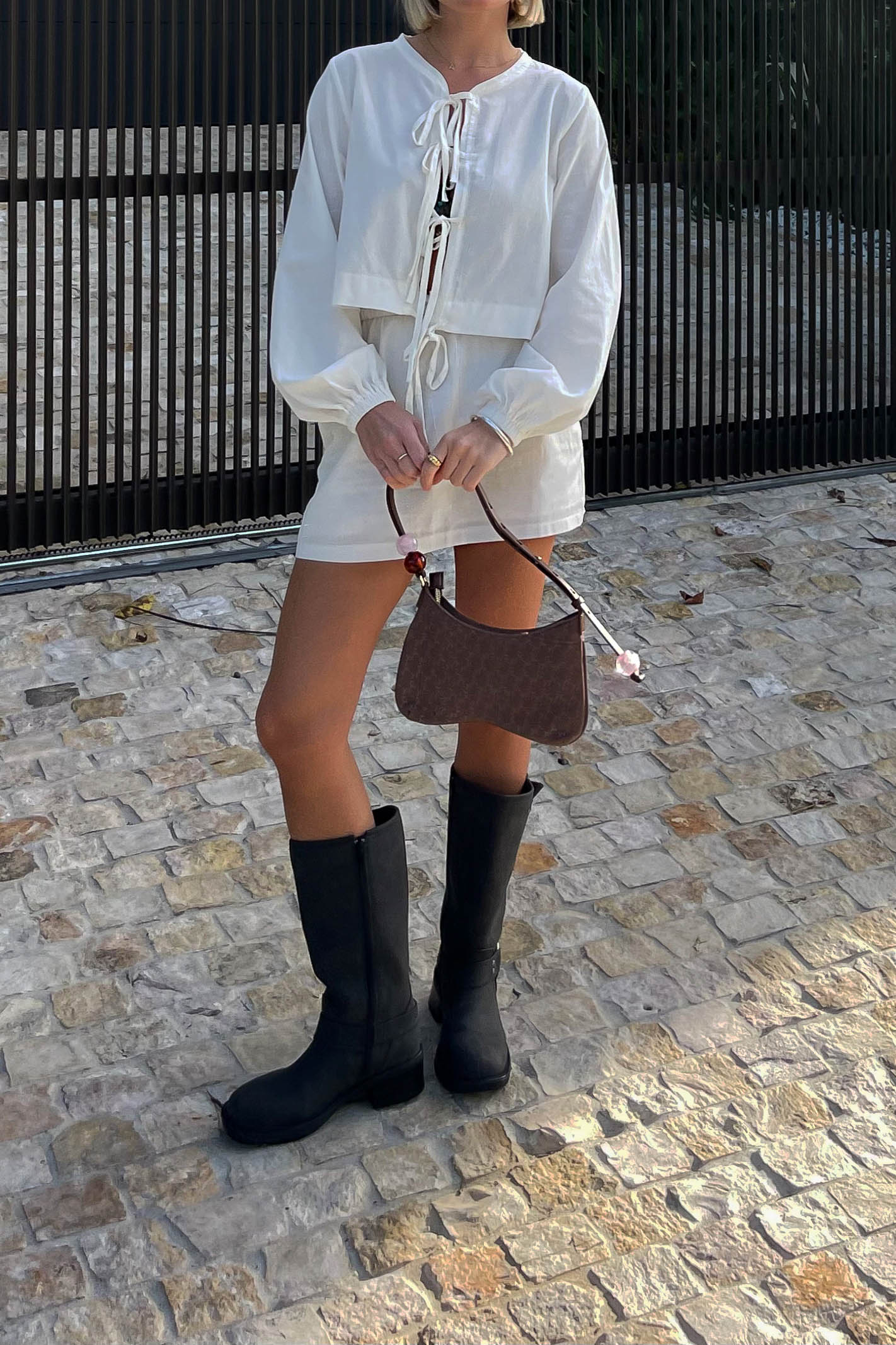 White Cotton Women's Set