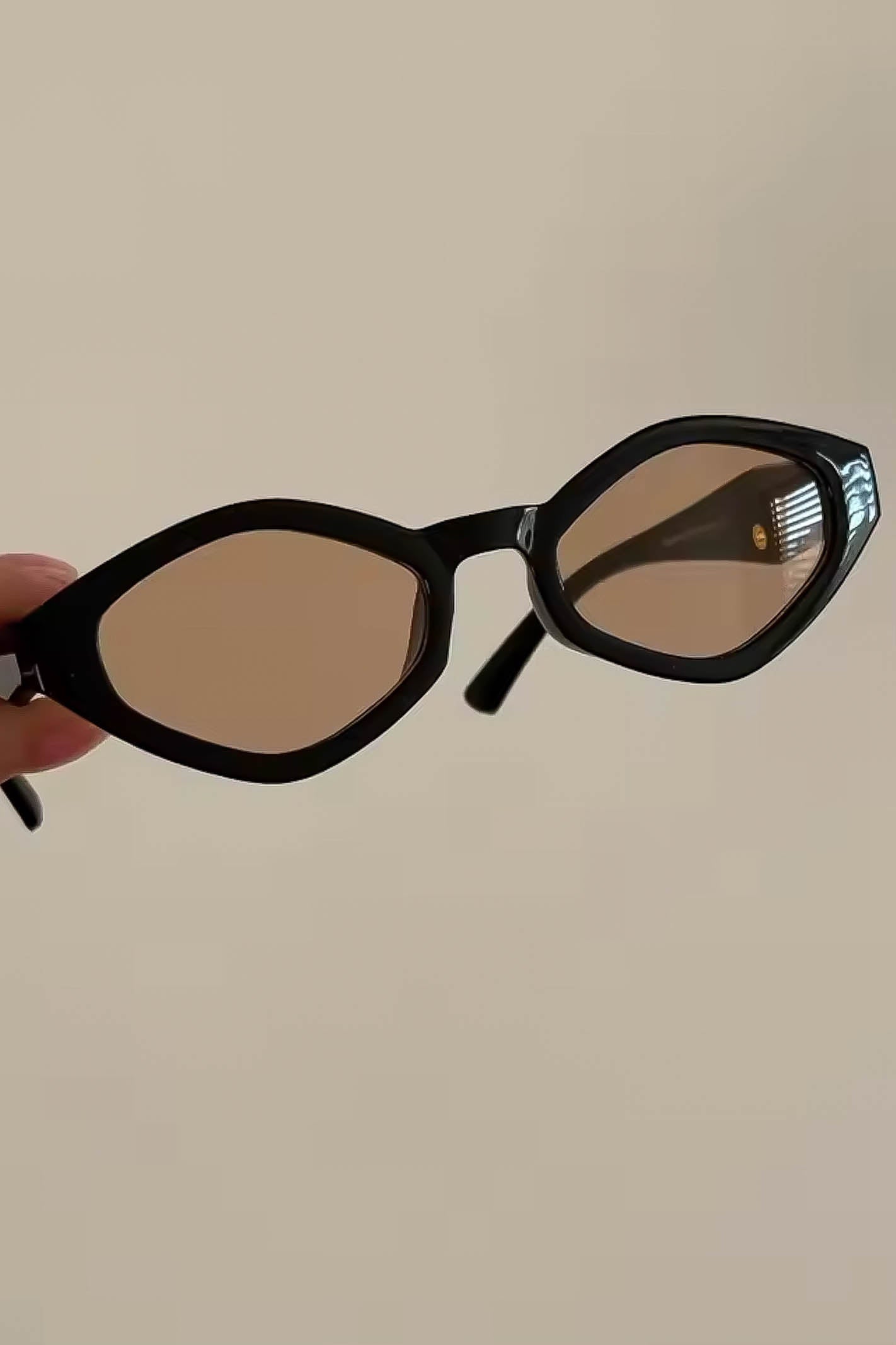 Black cat eye sunglasses