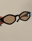 Black cat eye sunglasses