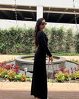 Black Long Sleeve Maxi Dress