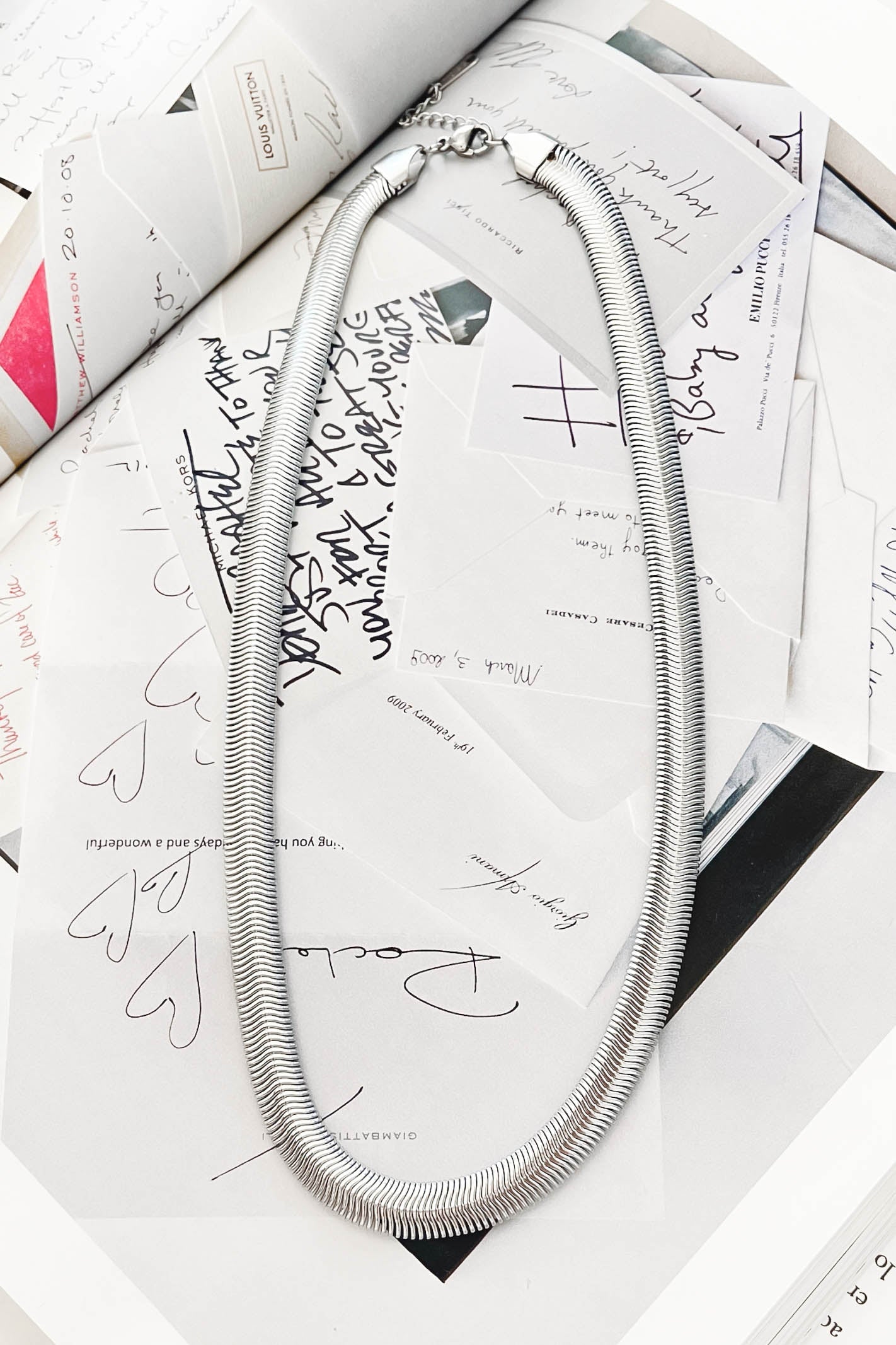 Silver Snake Chain Necklace