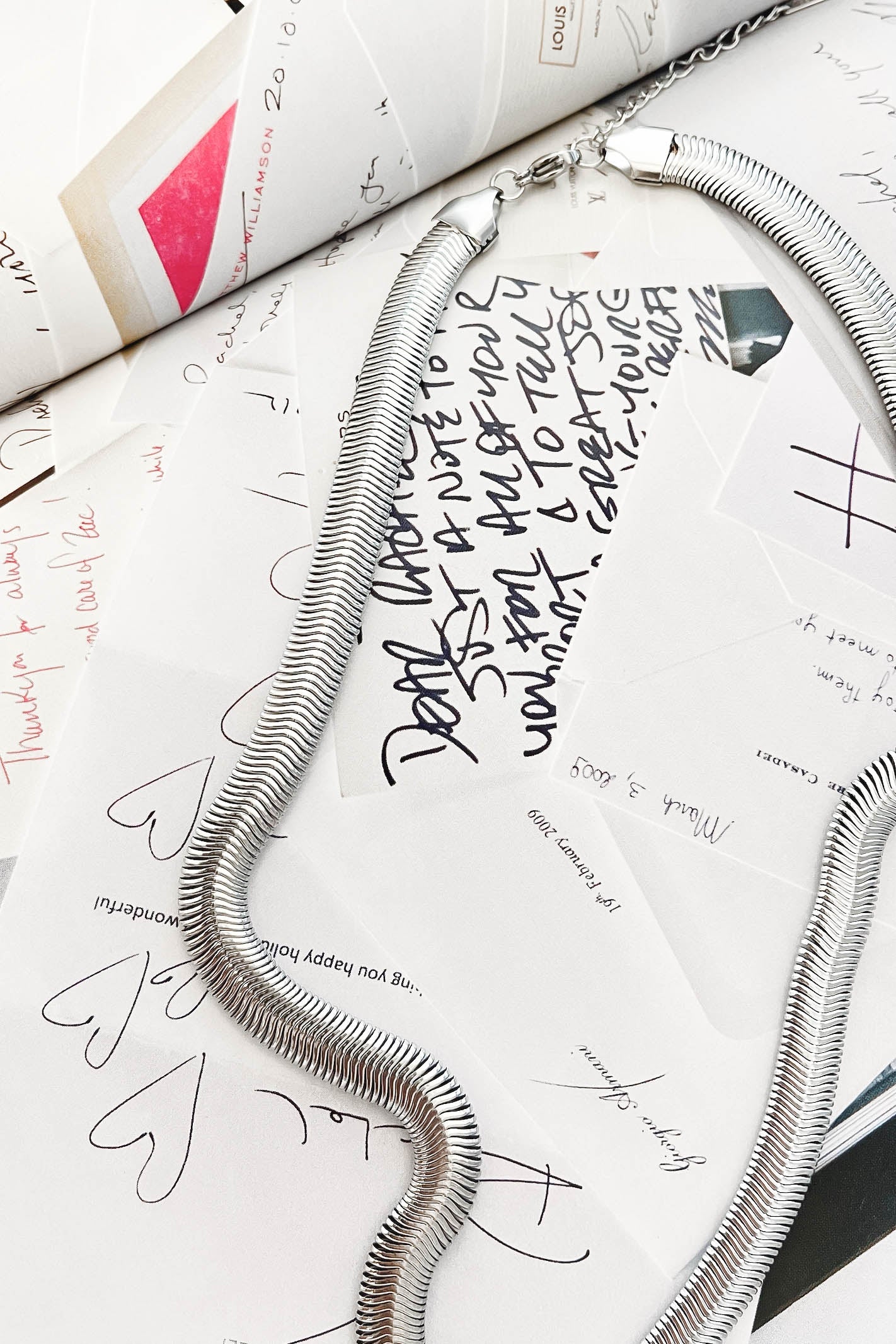 Silver Snake Chain Necklace