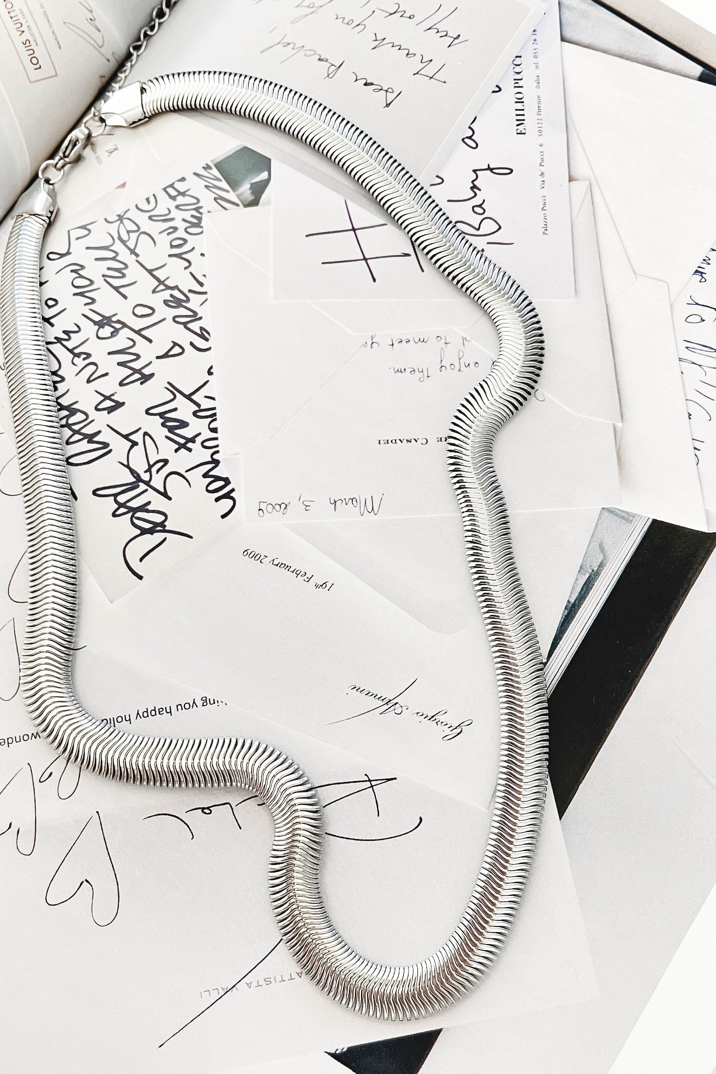 Silver Snake Chain Necklace