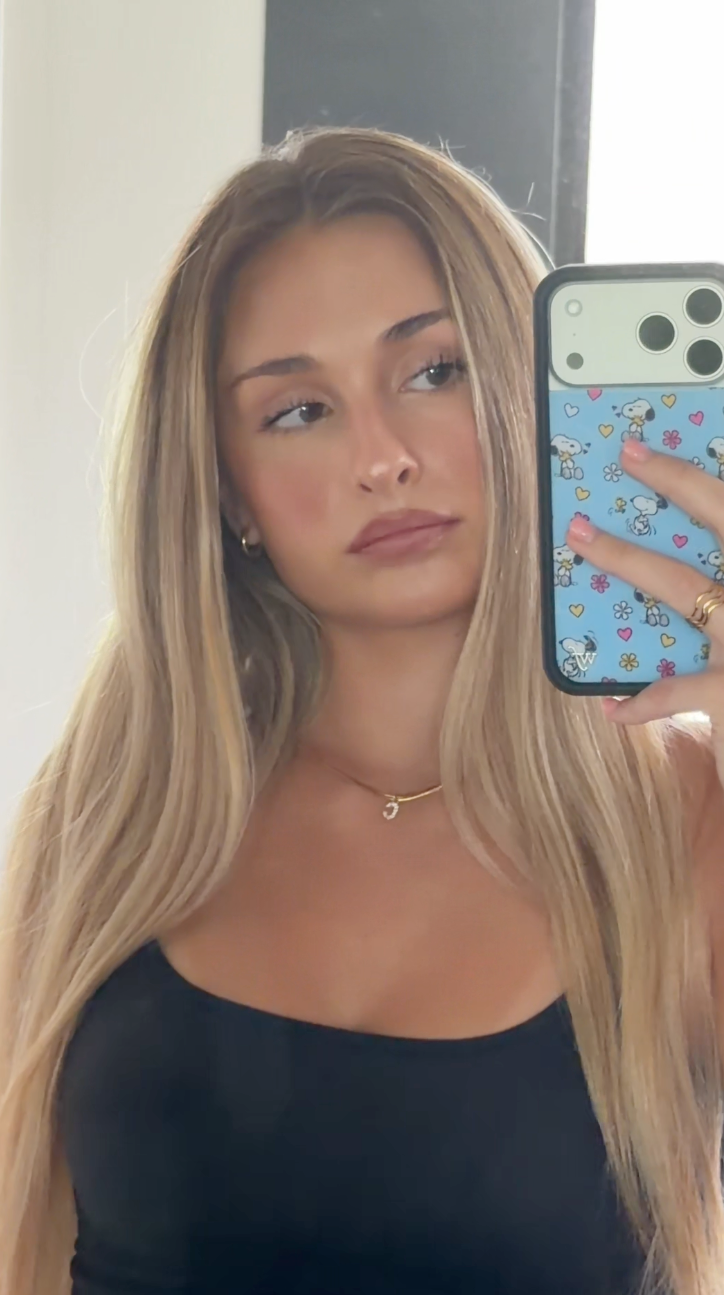 Paved crystal gold initial necklace