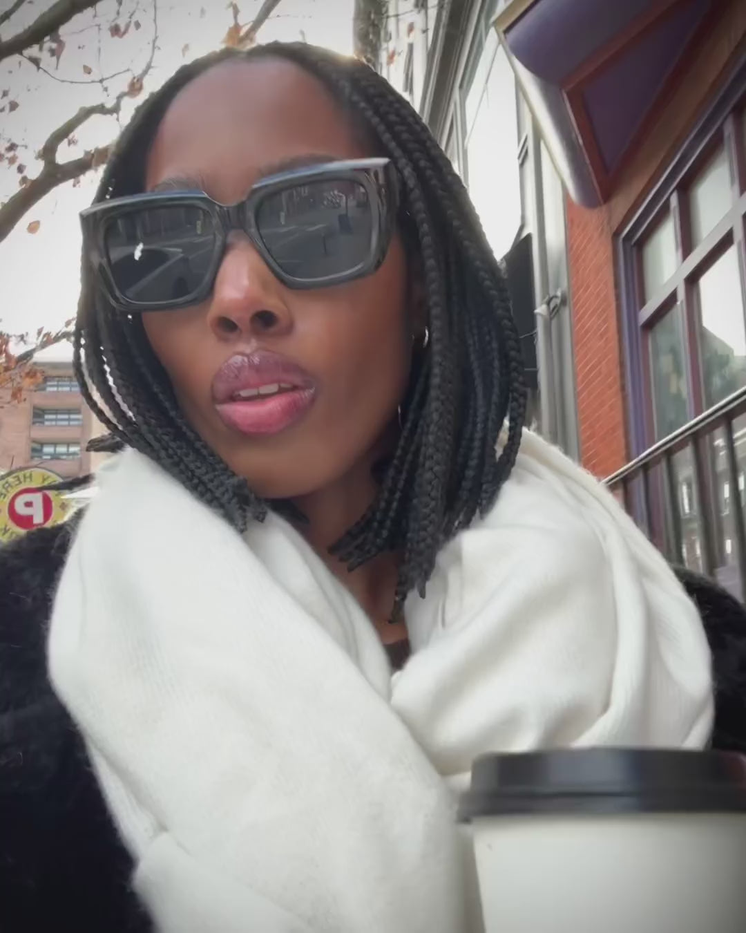 Black Oversized Sunglasses