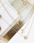 Gold Initial Necklace