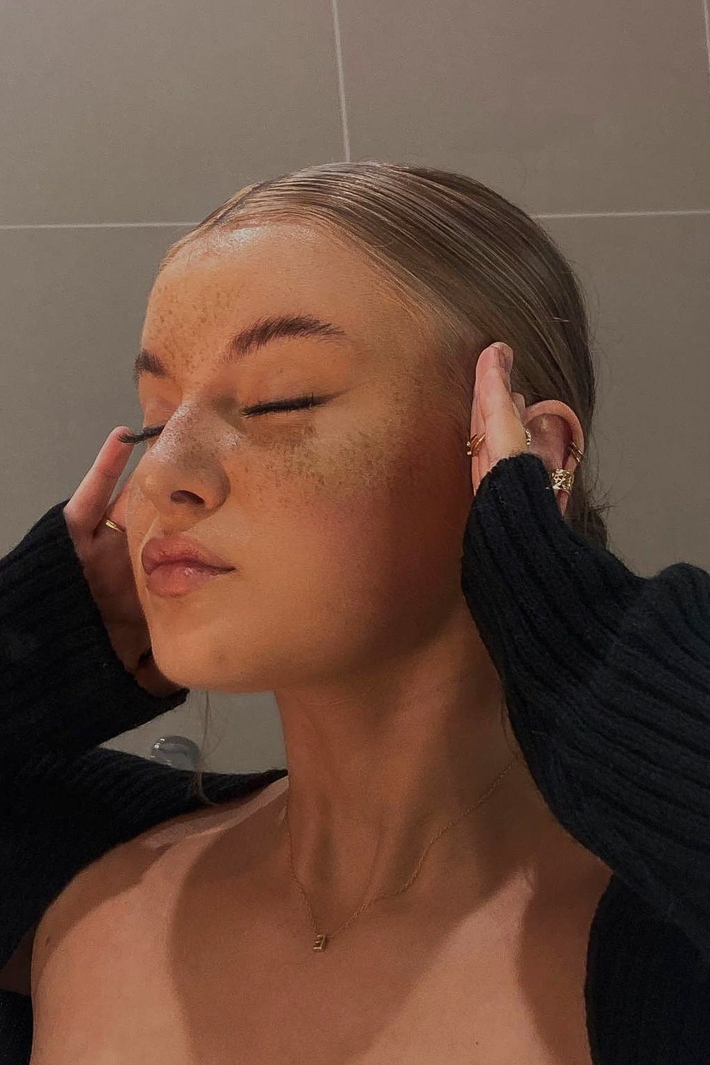 Gold Initial Necklace